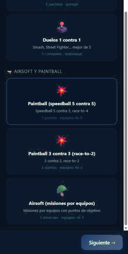 Pick your game
