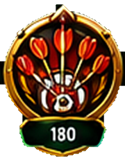 Emblema de dardos de CreaTuLiga