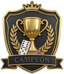 CreaTuLiga dominoes badge