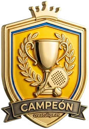 CreaTuLiga padel badge