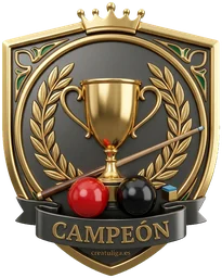 CreaTuLiga snooker badge